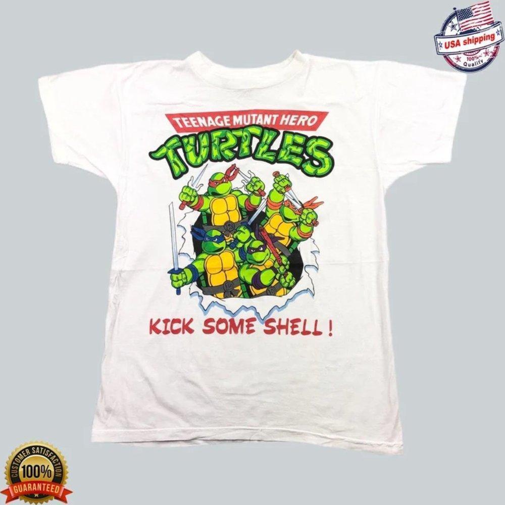 Retro Teenage Mutant Ninja Turtles Characters T-Shirt